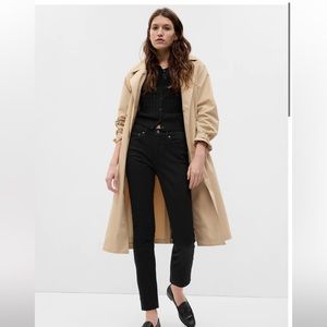Gap Vintage slim mid rise in black short inseam